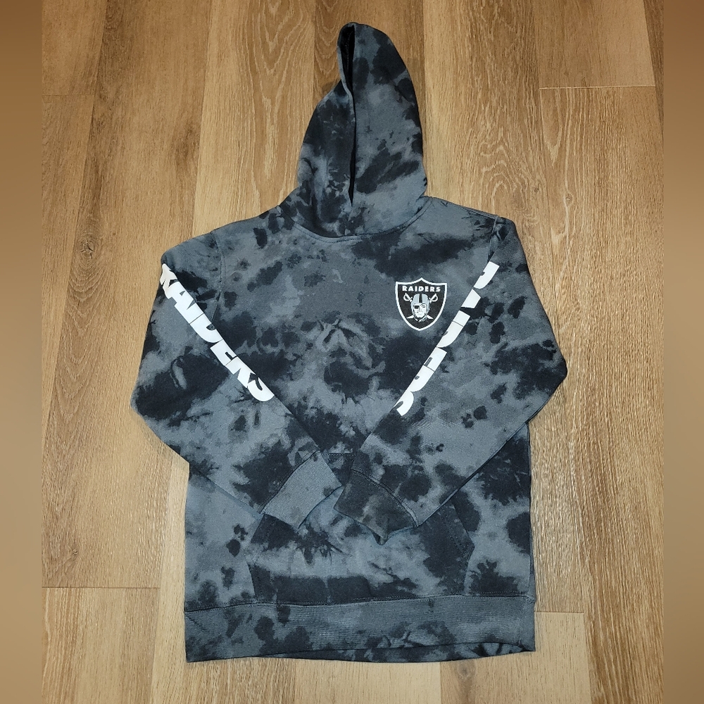 NFL Raiders Youth Hoodie Sweatshirt Youth Pullover Football Camo Large 14-16 New